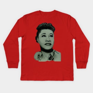 Ella Fitzgerald Kids Long Sleeve T-Shirt